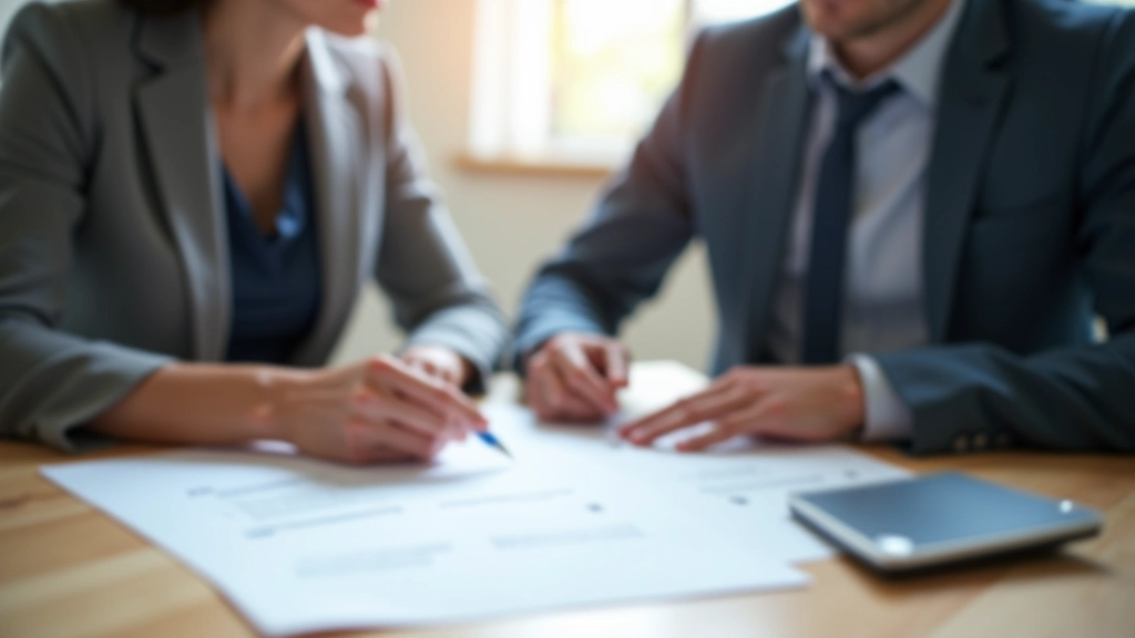 Pracovníci při jednání o pracovních dohodách